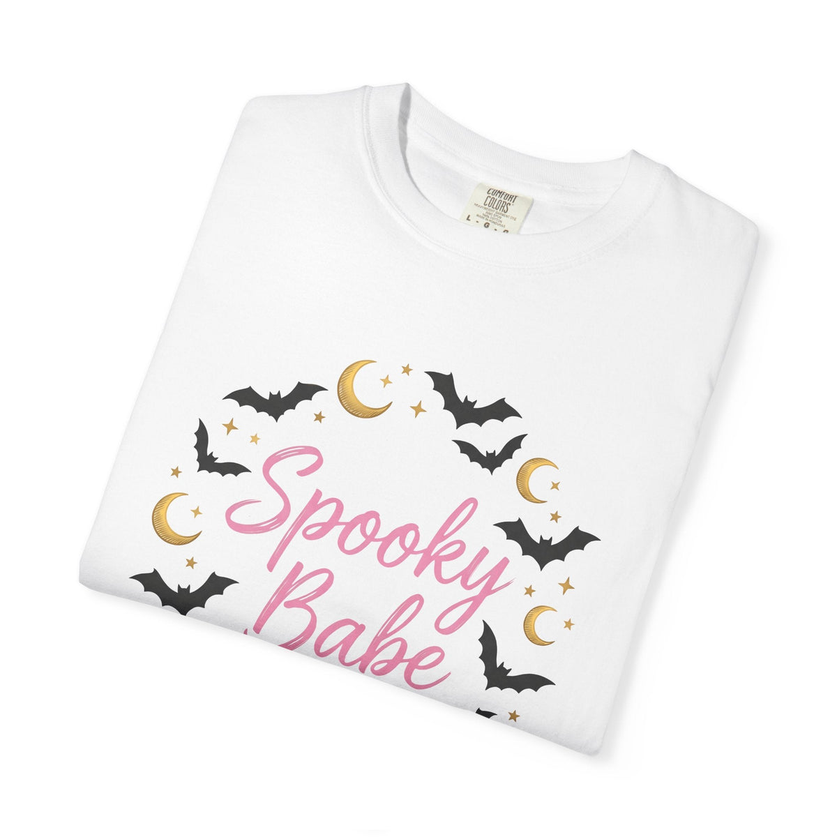 Bat Moon Image Shirt Halloween Eerie Gift Women Sweet Tee product image 6