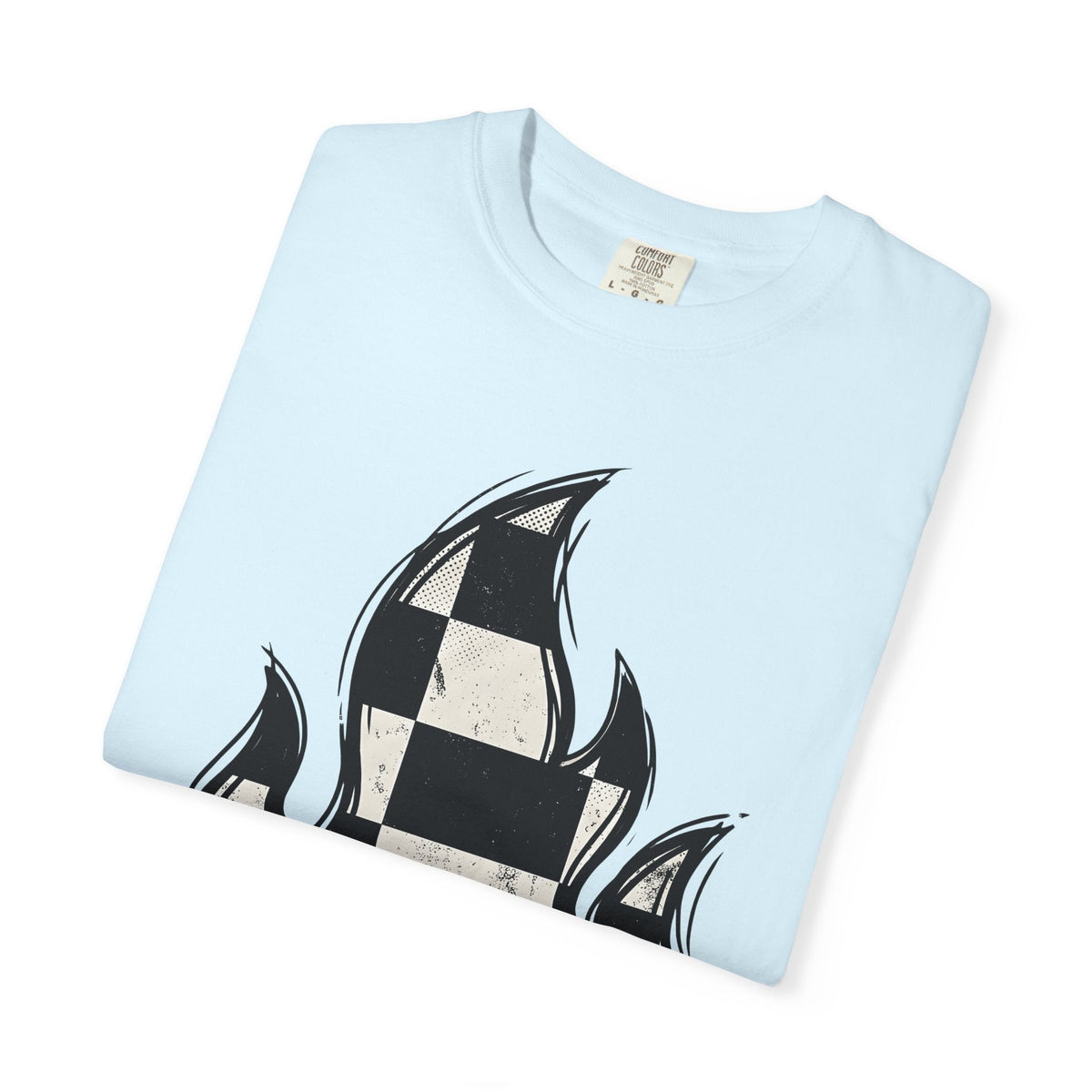 Plaid Fire Shirt Sports Motorsport Gift Women Worn Tee product image 8