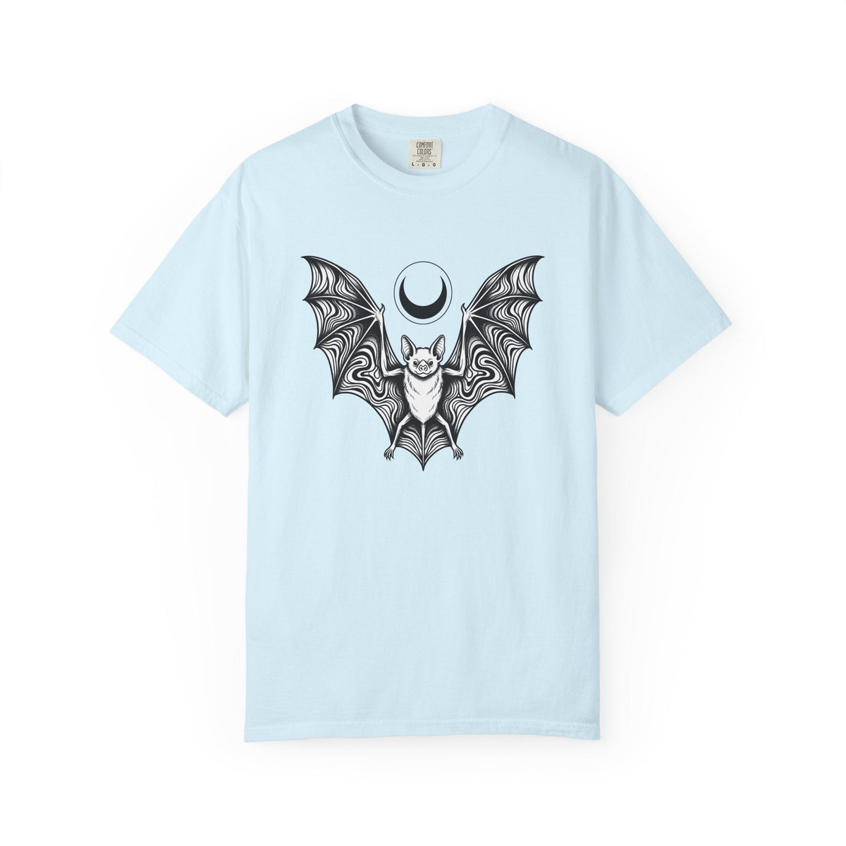 Bat Illustration Shirt Gothic Holiday Unisex Gift Dark Tee product image 2