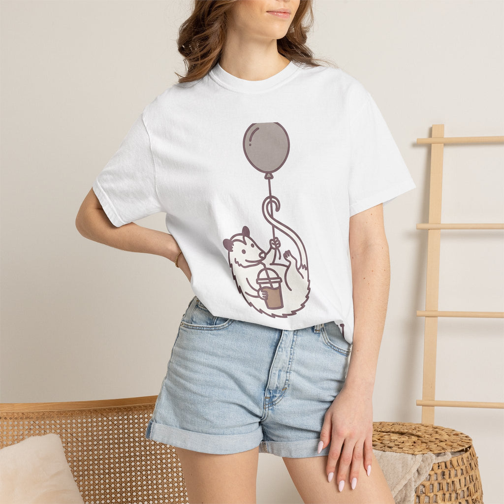 Possum Balloon Shirt Funny Animal Unisex Gift Cute Tee product image 6