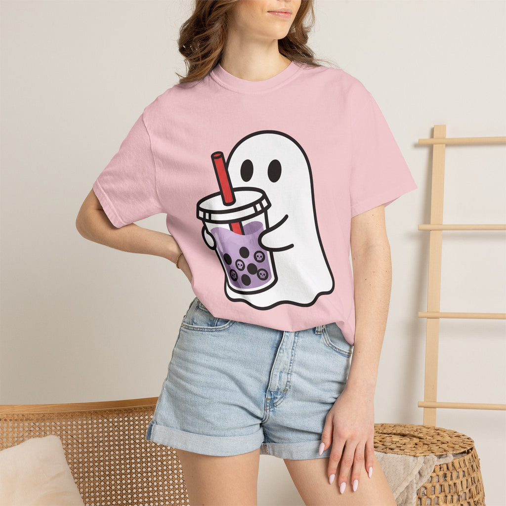 Spooky Bubble Tea Shirt Drinks Party Unisex Gift Cute Tee product image 13