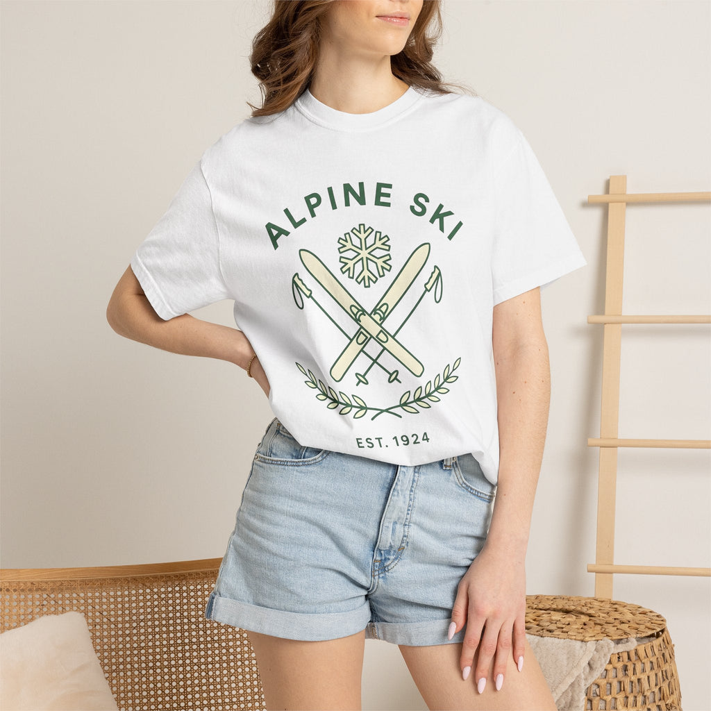 Ski Equipment Shirt Skiing Winter Unisex Gift Minimalist product image 6