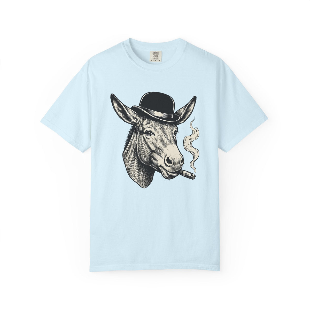 Donkey Hat Shirt Animal Humor Unisex Gift Vintage Tee Burro T-Shirt Pet Fan