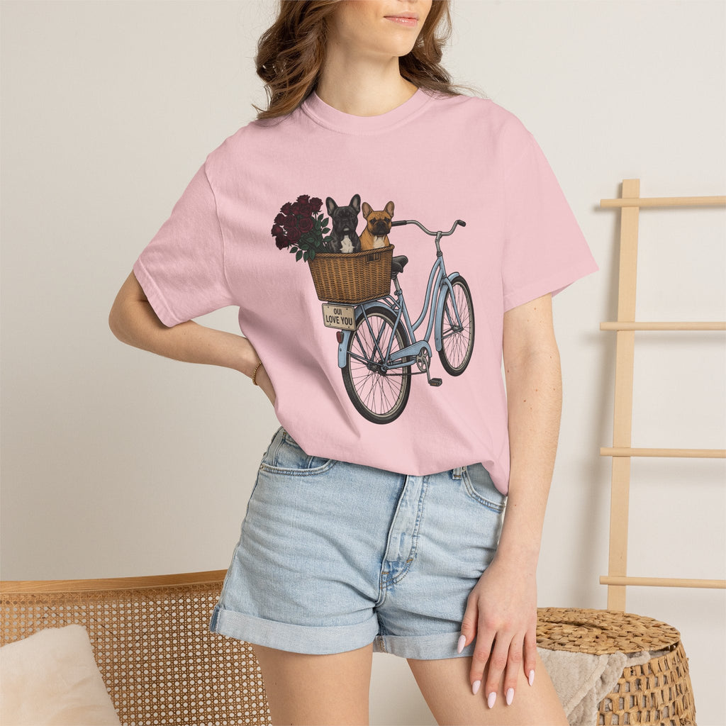 Frenchie Bike Shirt Valentines Day Puppy Gift Women Rustic product image 12
