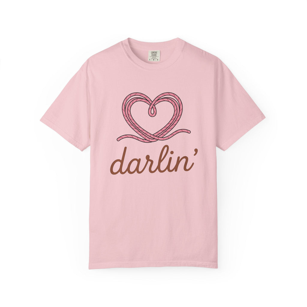 Rope Heart Shirt Cowgirl Ranch Gift Women Simple Tee product image 3