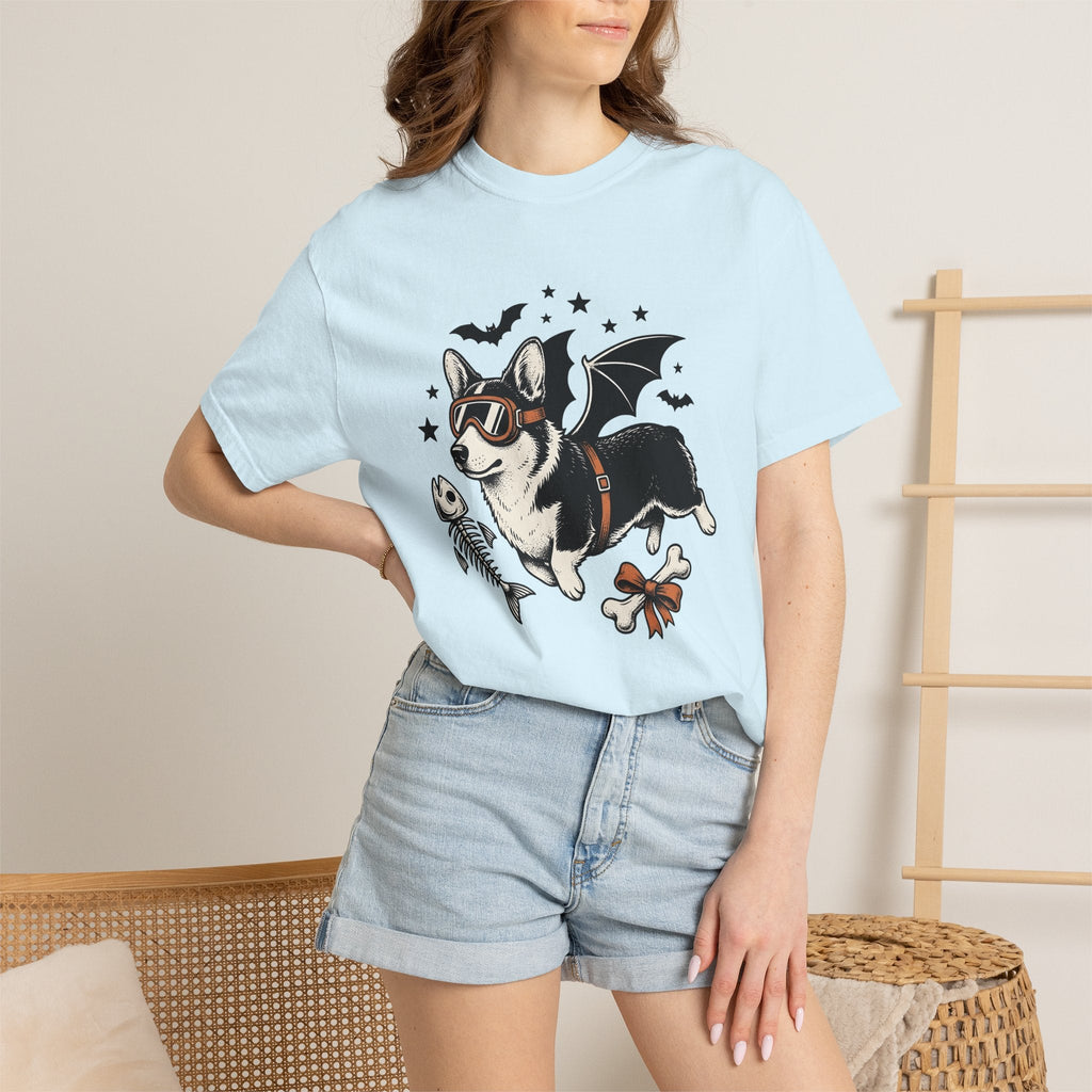 Corgi Bat Wings Shirt Halloween Animal Unisex Gift Neo product image 9
