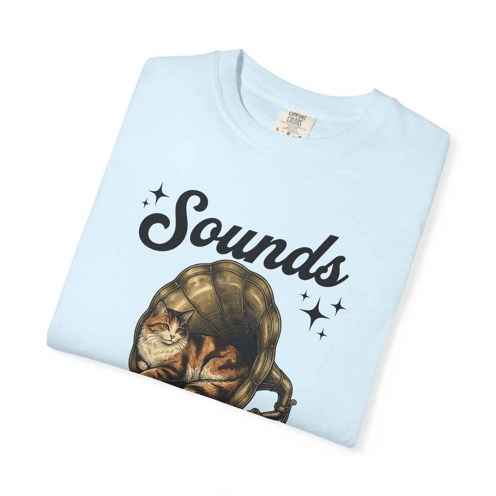 Cat Gramophone Shirt Music Unisex Gift Vintage Tee product image 8