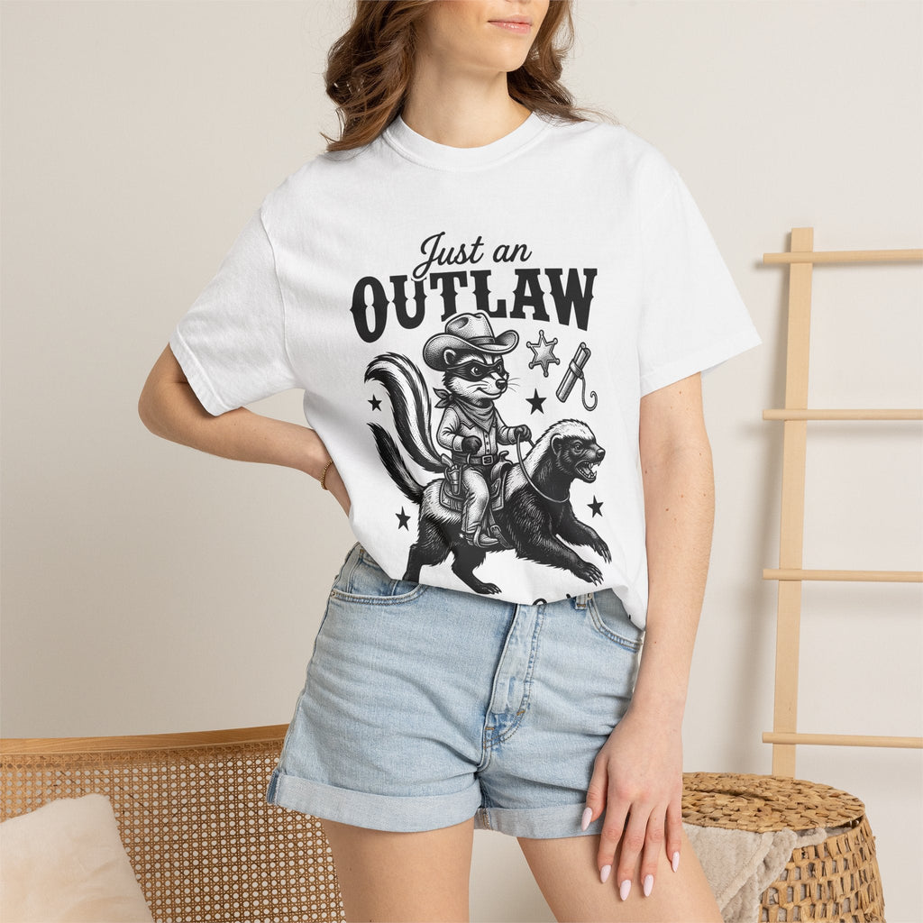 Raccoon Cowboy Retro T-Shirt – Funny Western Wildlife product image 6