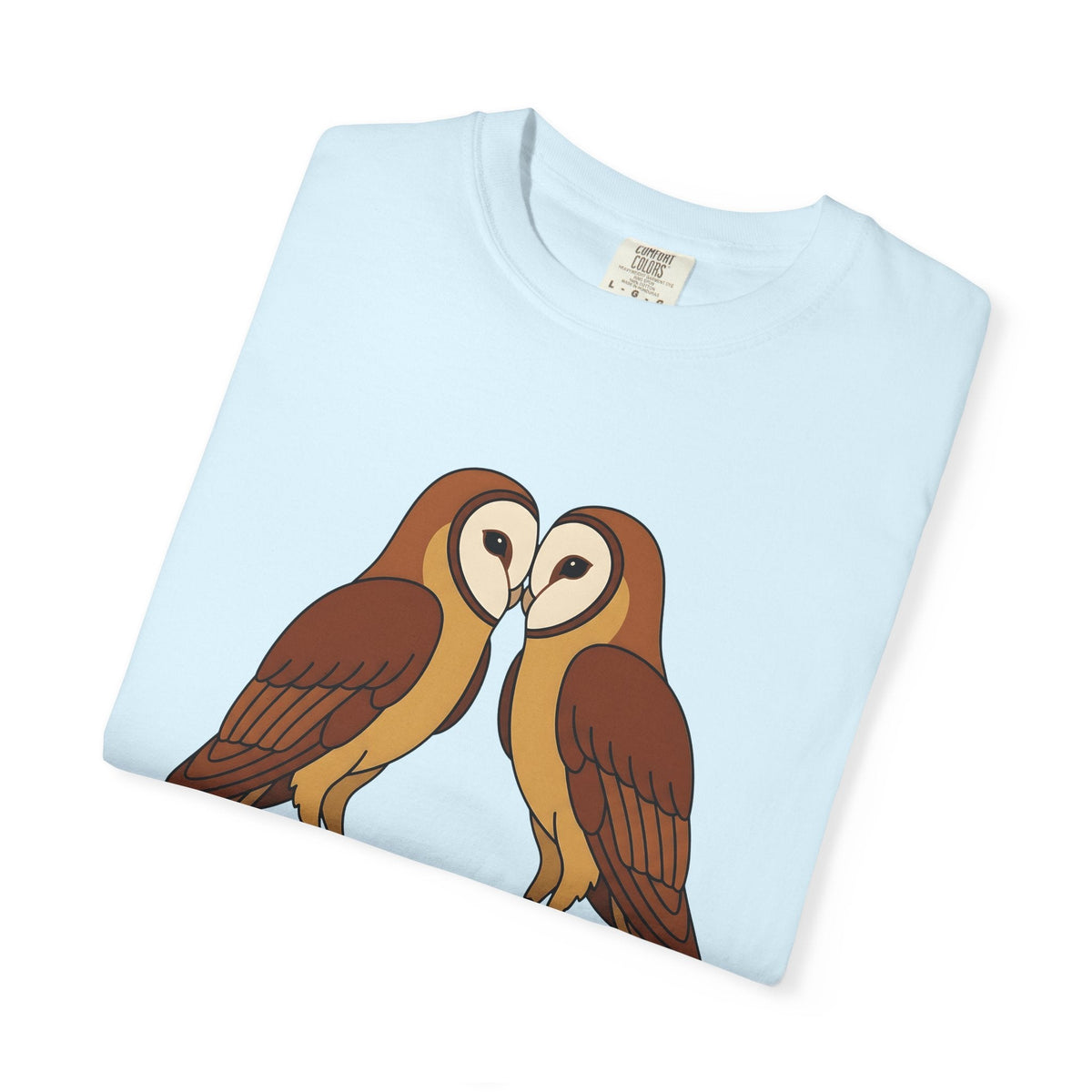 Barn Owl Pair Shirt Valentines Day Animal Unisex Gift product image 8