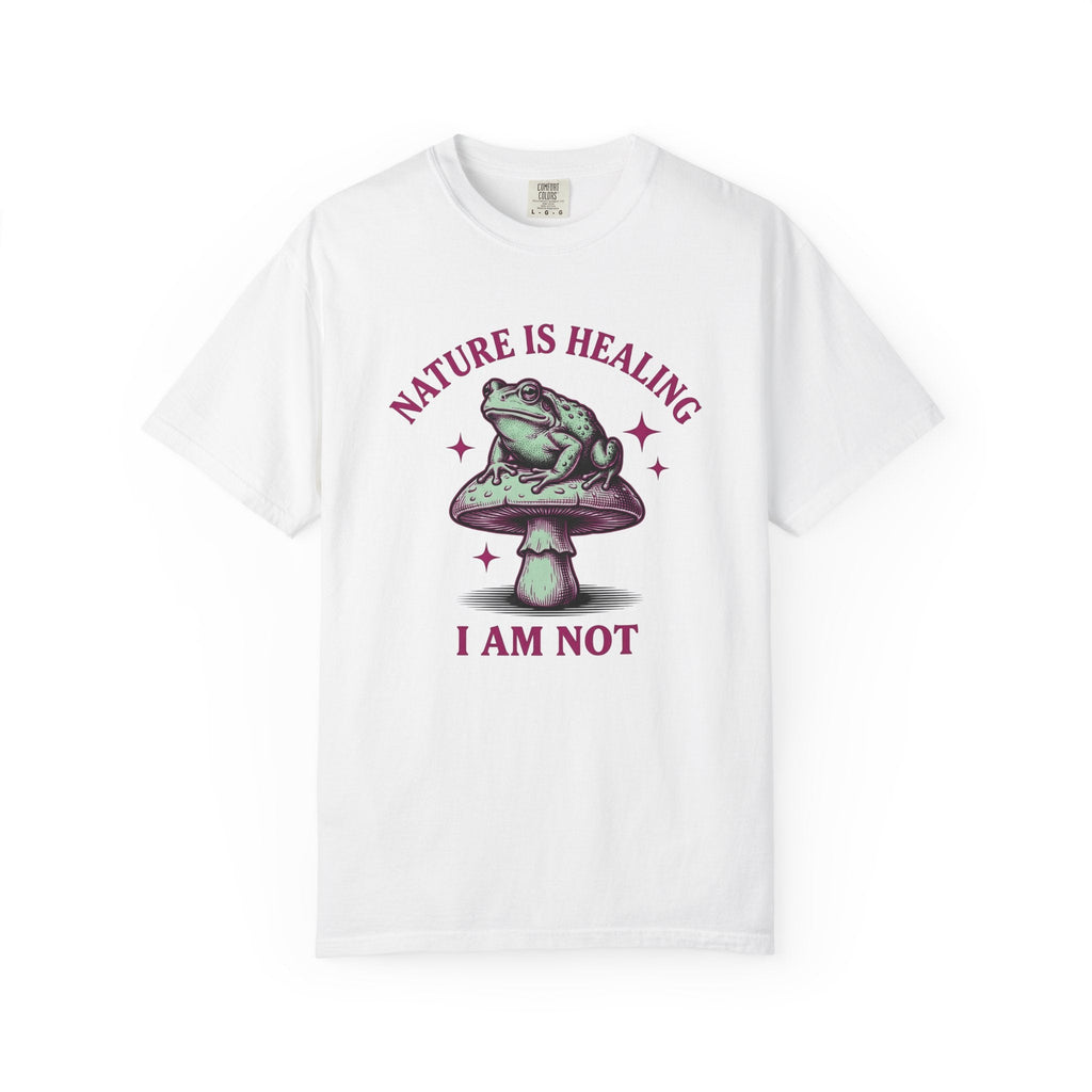 Toad Fungus Retro T-Shirt – Funny Outdoors Nature Humor product image 1