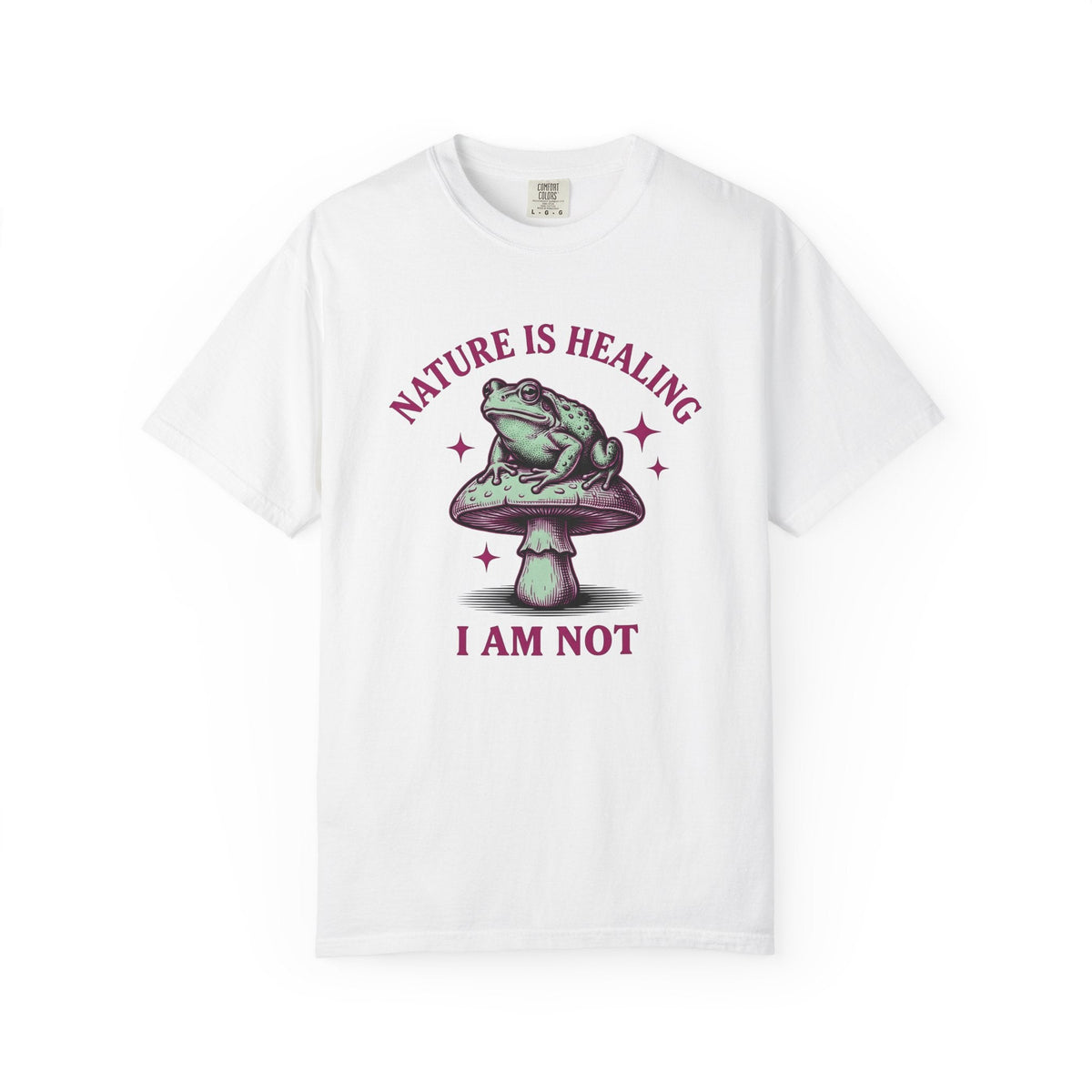 Toad Fungus Retro T-Shirt – Funny Outdoors Nature Humor product image 1