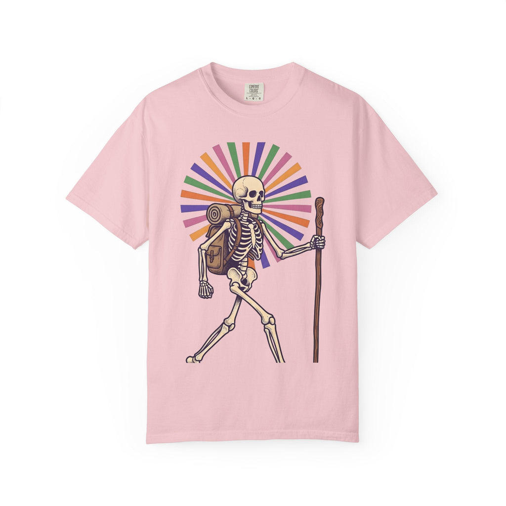 Skull Backpacker Shirt Hiking Camping Gift Women Rustic Tee product image 3