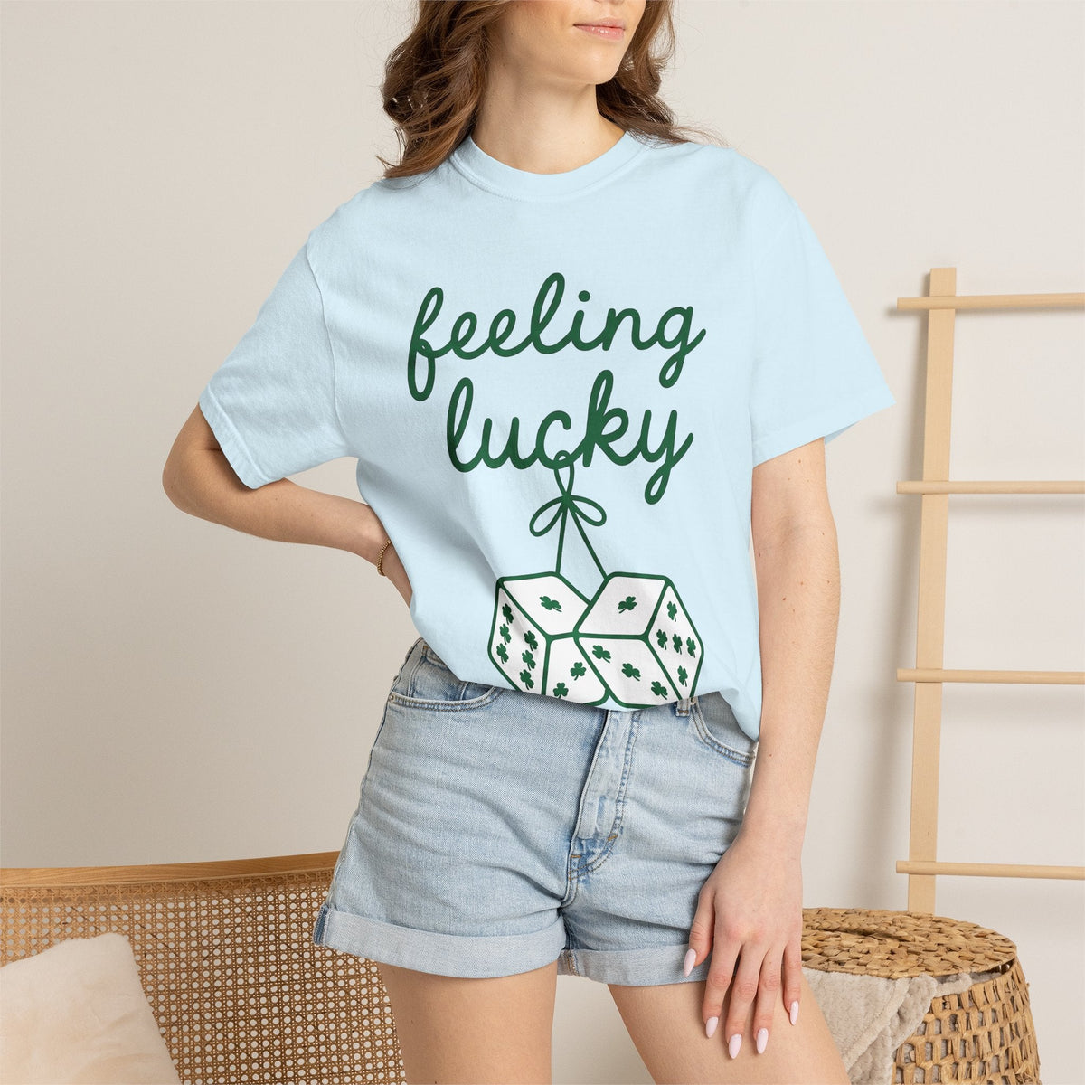 Clover Dice Shirt St Patrick's Day Cards Unisex Gift Line product image 9