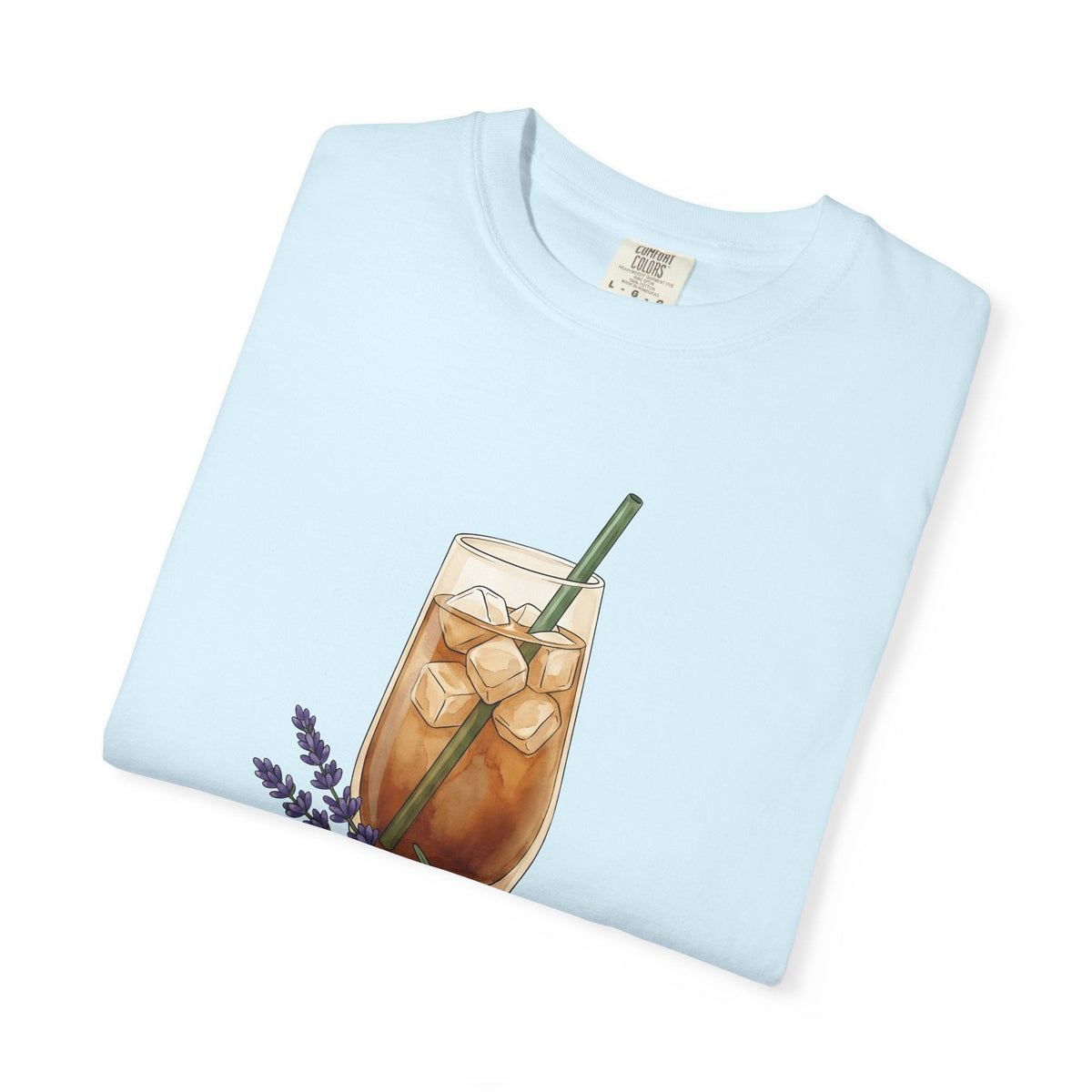 Iced Coffee Shirt Floral Unisex Gift Watercolor Tee Cold product image 8