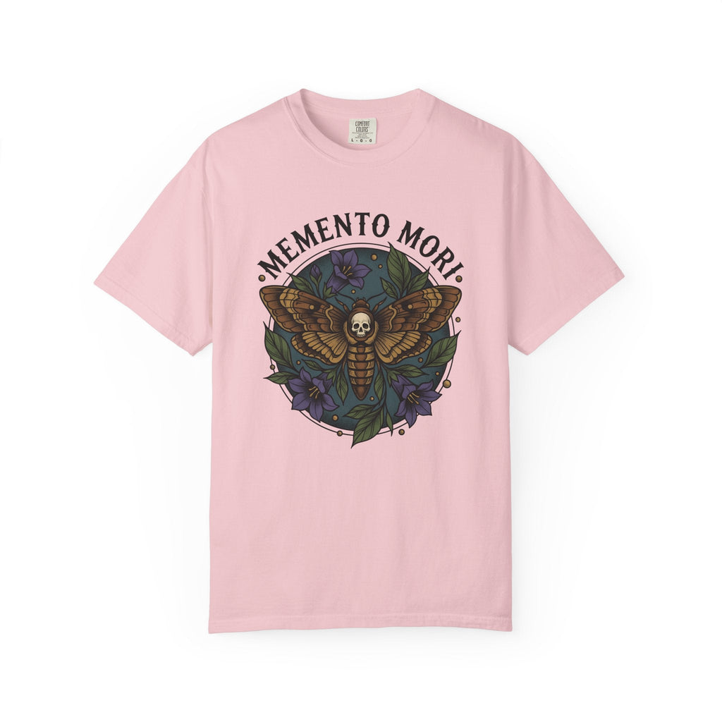 Death Moth Shirt Gothic Floral Gift Women Tattoo Tee product image 3
