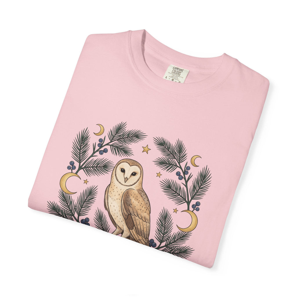 Desert Owl Shirt Animals Plants Gift Women Sketch Tee product image 11