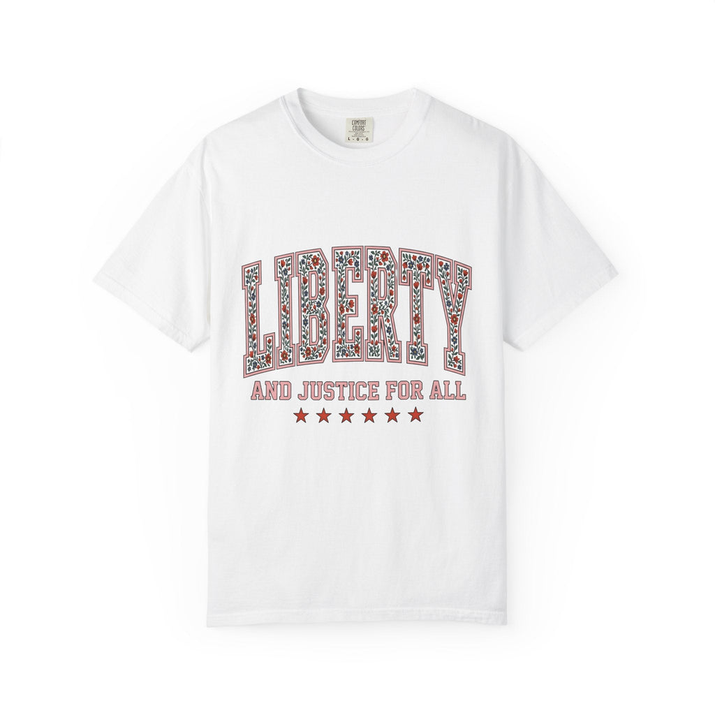 Flower Varsity Letters Shirt America Flag Unisex Gift Retro product image 1