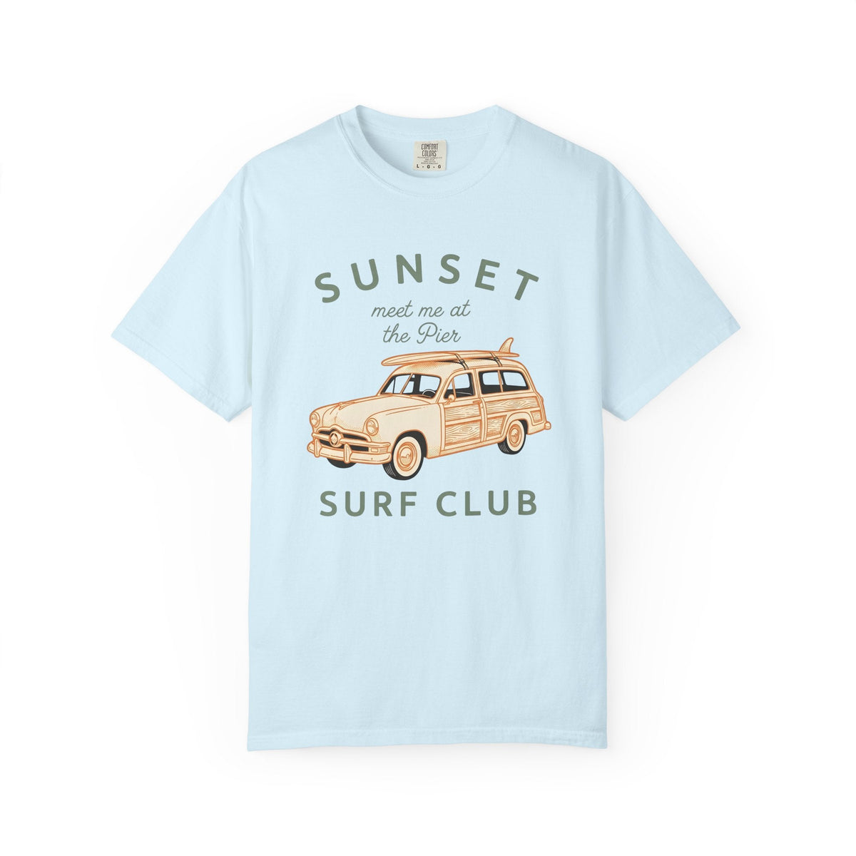 Vintage Surf Wagon Shirt Surfing Beach Unisex Gift Retro product image 2