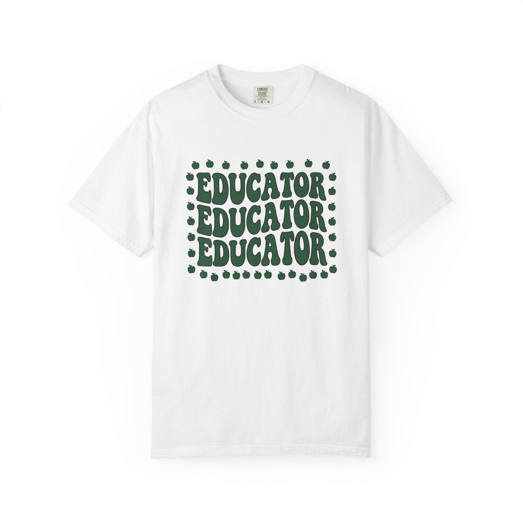 Apple Graphic Shirt Teachers School Unisex Gift Groovy Tee product image 1