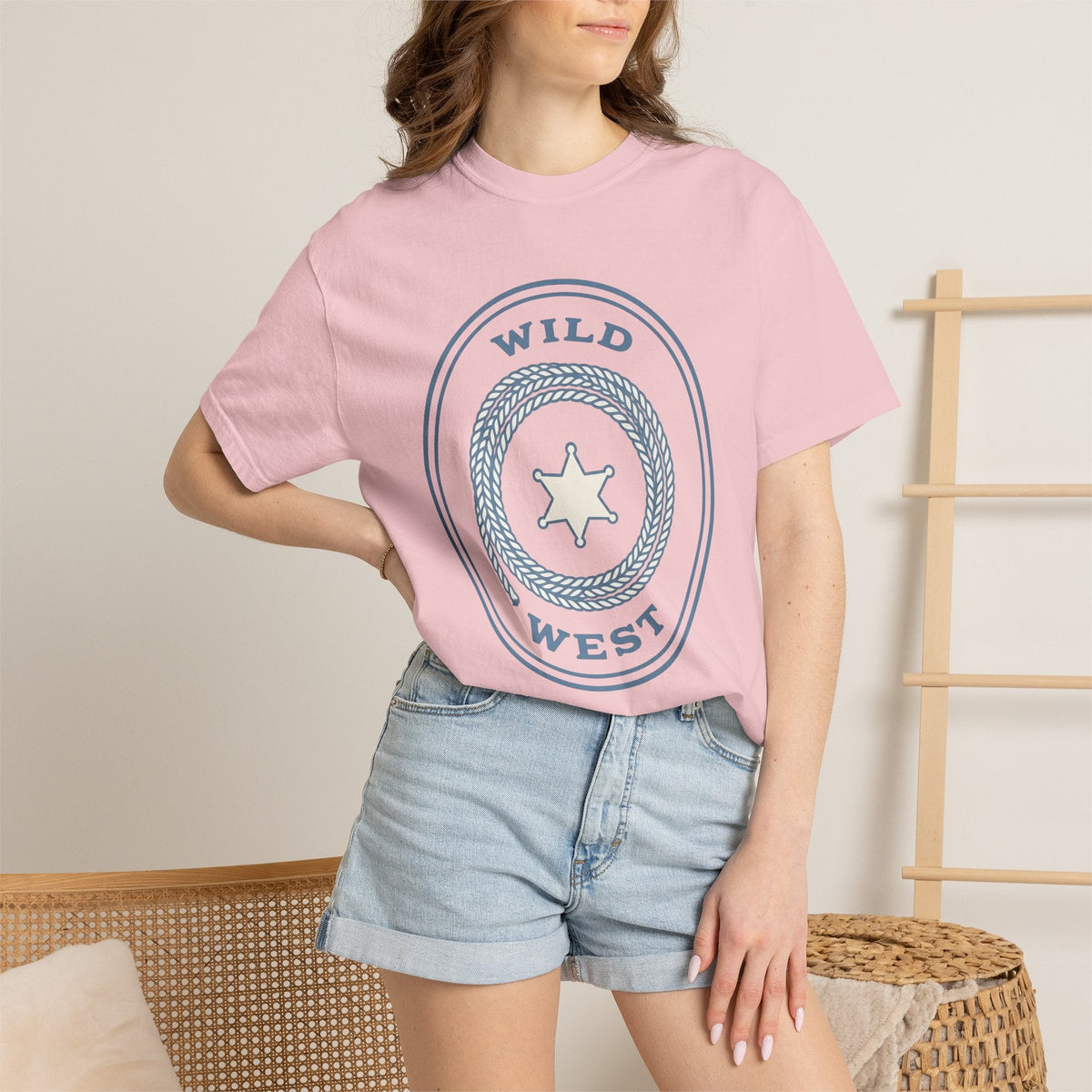 Rope Badge Shirt Cowgirl Country Gift Women Rustic Tee product image 12
