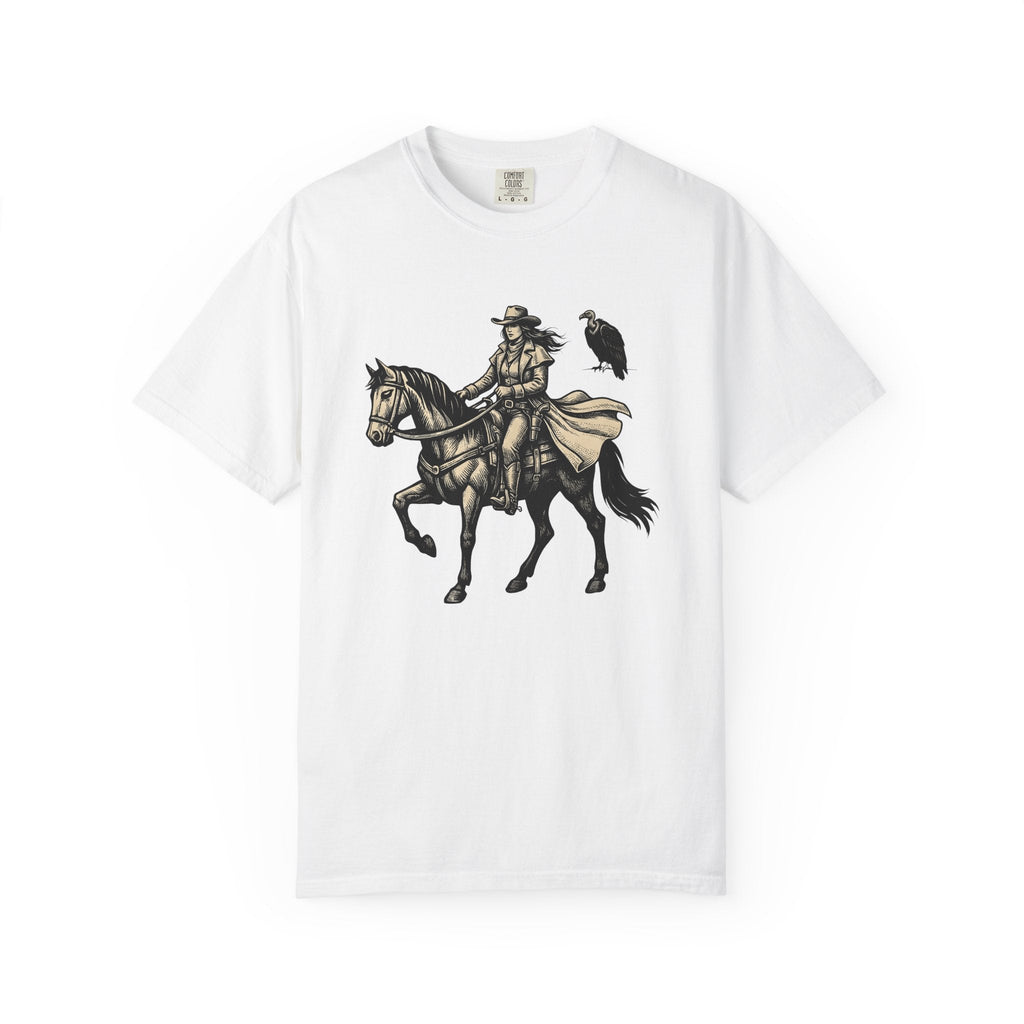 Cowgirl Horse Shirt Equestrian Gift for Women Hand Drawn product image 1
