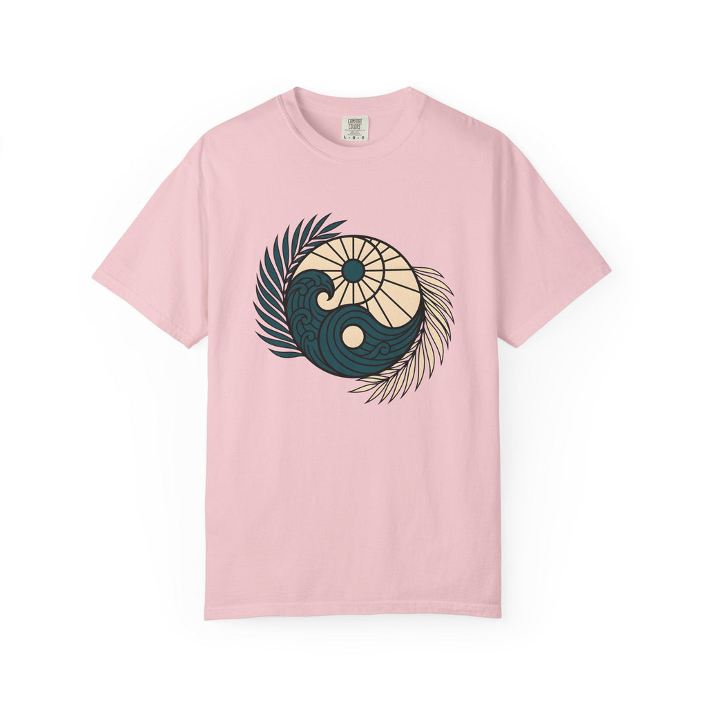 Ocean Sun Tree Shirt Sports Coastal Unisex Gift Rustic Tee product image 3