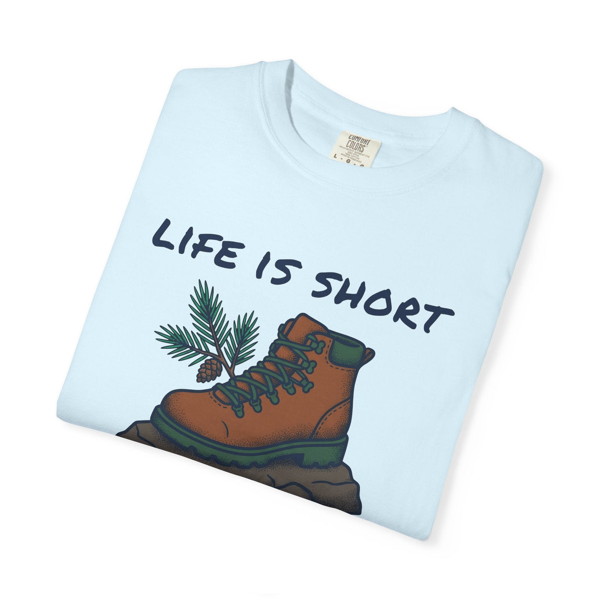 Hiking Boot Shirt Adventure Unisex Gift Vintage Tee product image 8