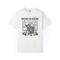 Skeleton Waiting Cartoon T-Shirt – Funny Halloween product image 1
