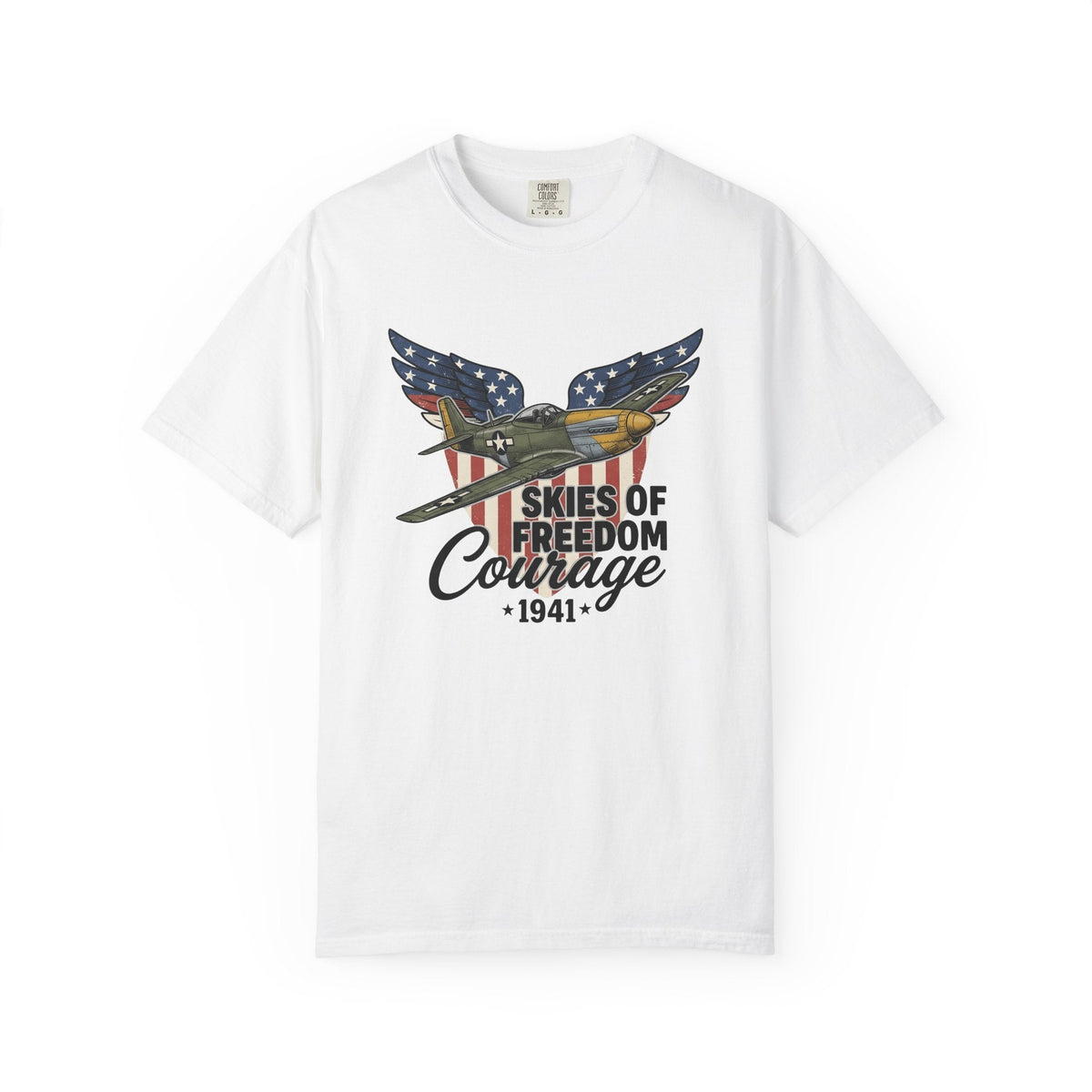 Fighter Plane Shirt America Military Unisex Gift Vintage product image 1