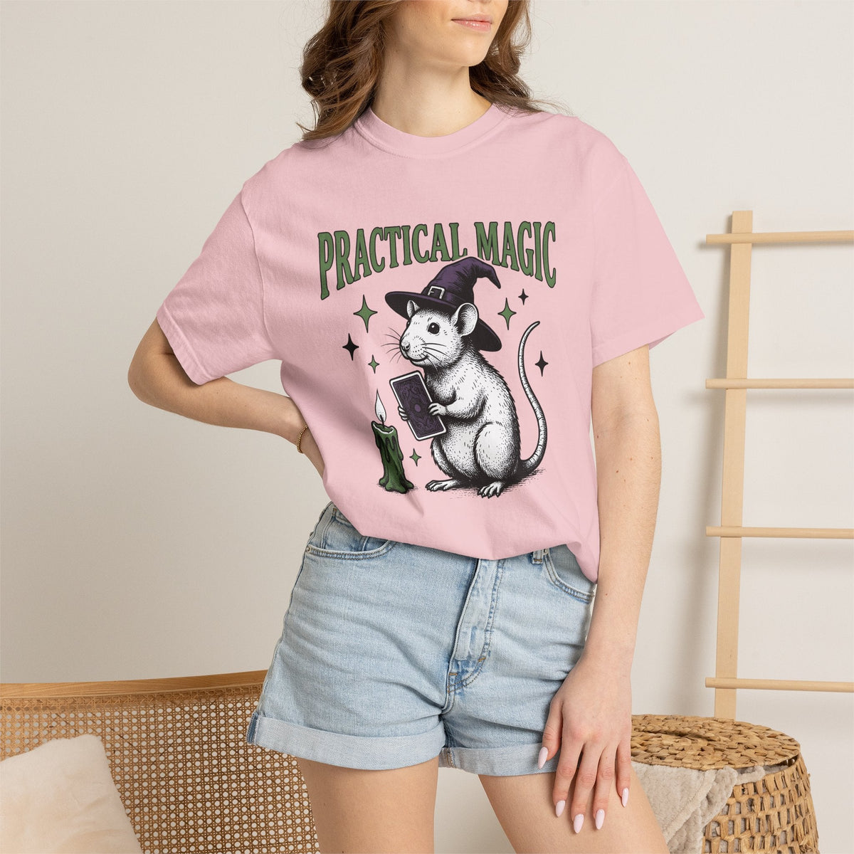 Sorcerer Mouse Shirt Halloween Magic Unisex Gift Old School product image 13