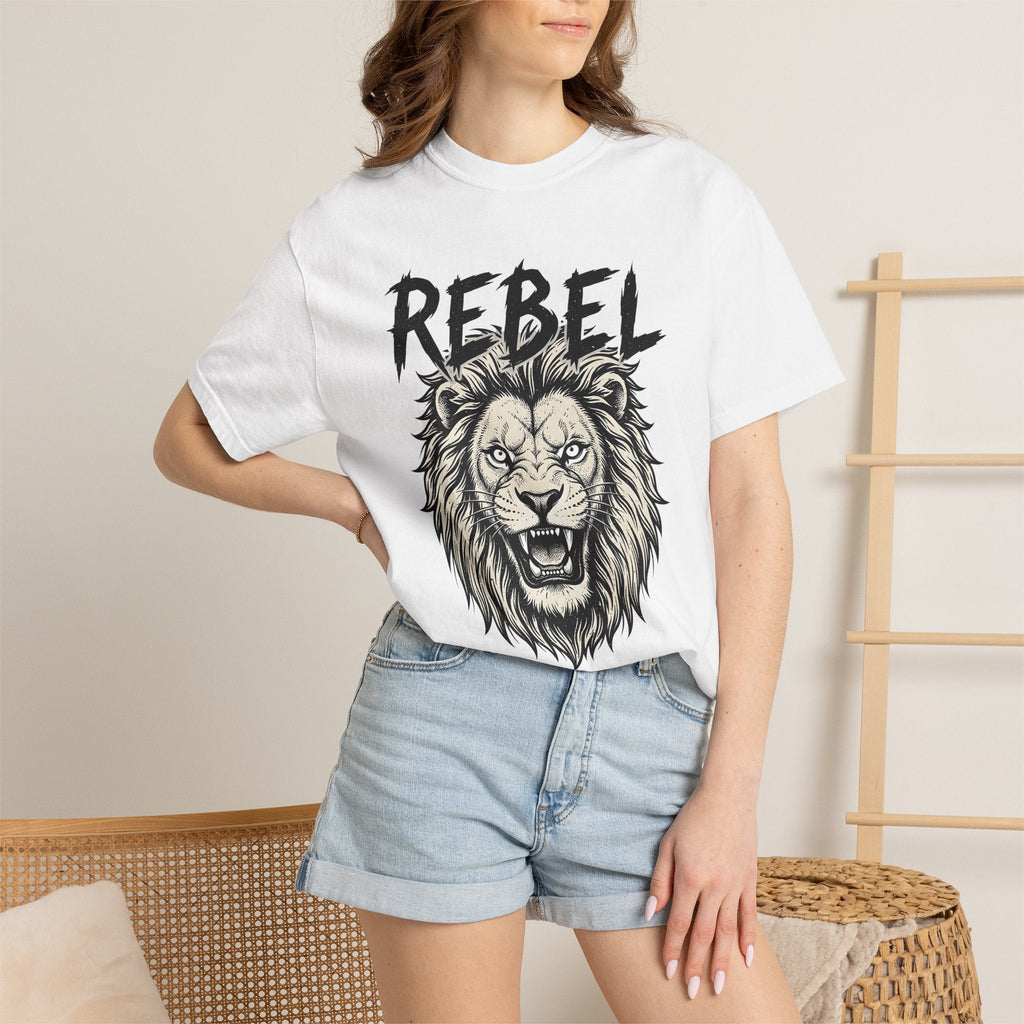 Lion Face Shirt Animals Fauna Unisex Gift Ink Tee T-Shirt product image 6