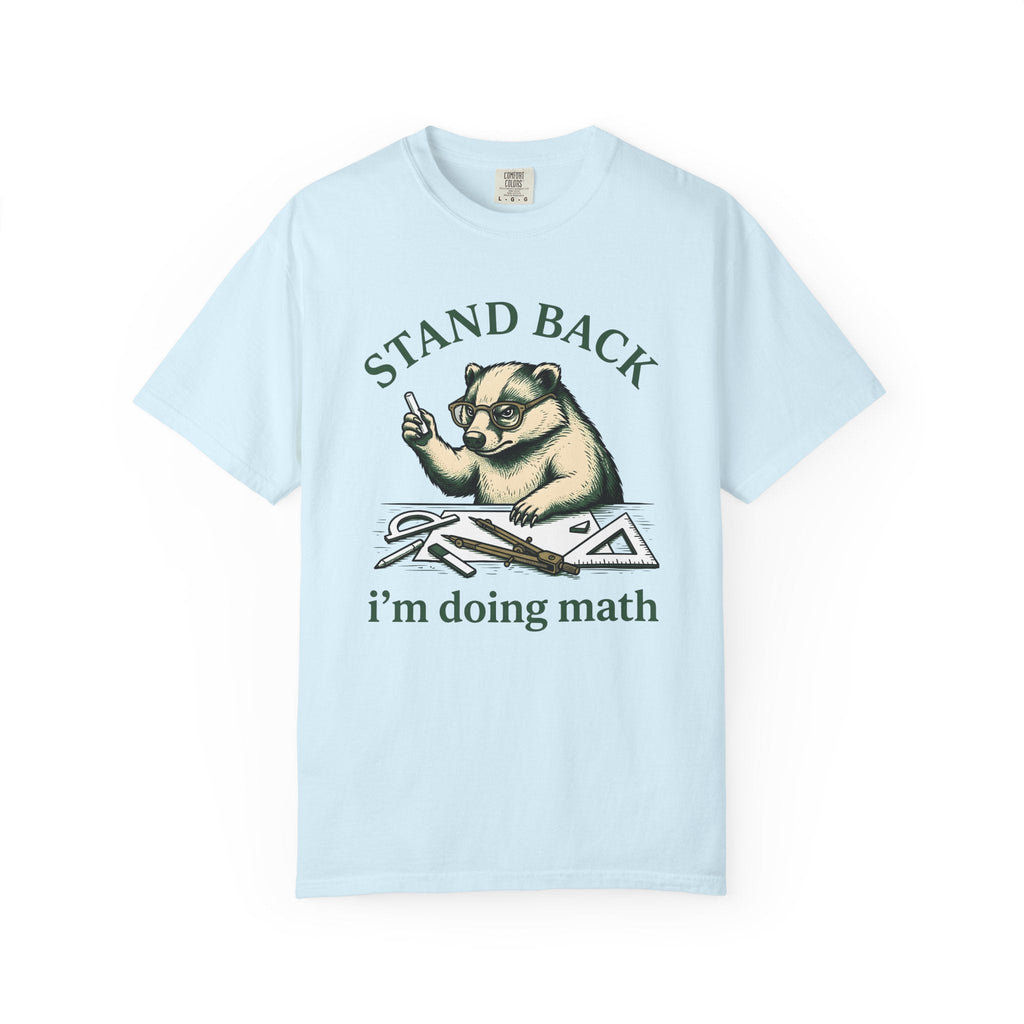 Badger Glasses Shirt Teachers Math Unisex Gift Hand Drawn product image 2