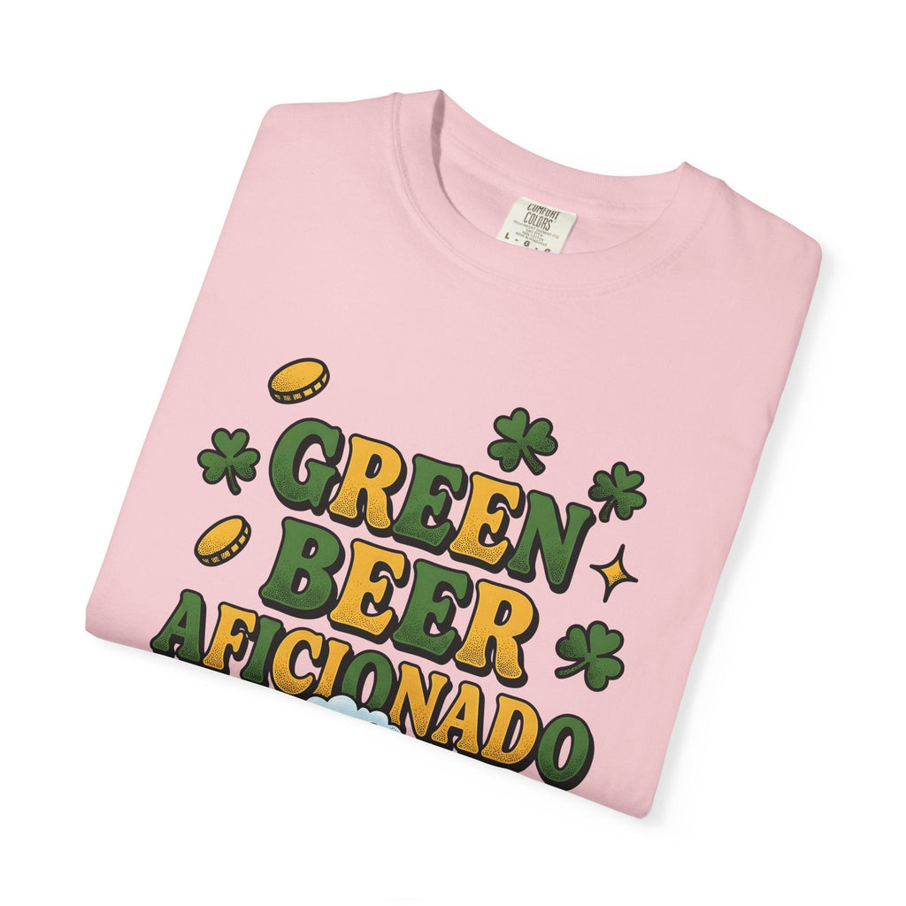 Green Ale Mug Shirt St Patrick's Day Beverages Unisex Gift Modern Graphic Tee