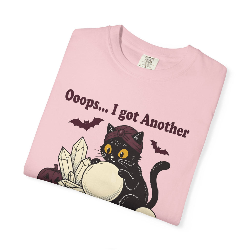 Black Cat Crystal Ball Cartoon T-Shirt – Halloween Witchy product image 11
