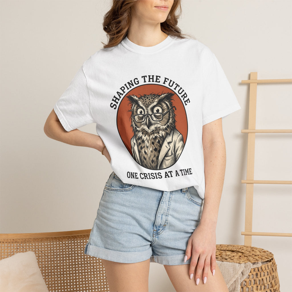 Owl Eyewear Shirt Teachers Comedy Unisex Gift Antique Tee product image 6