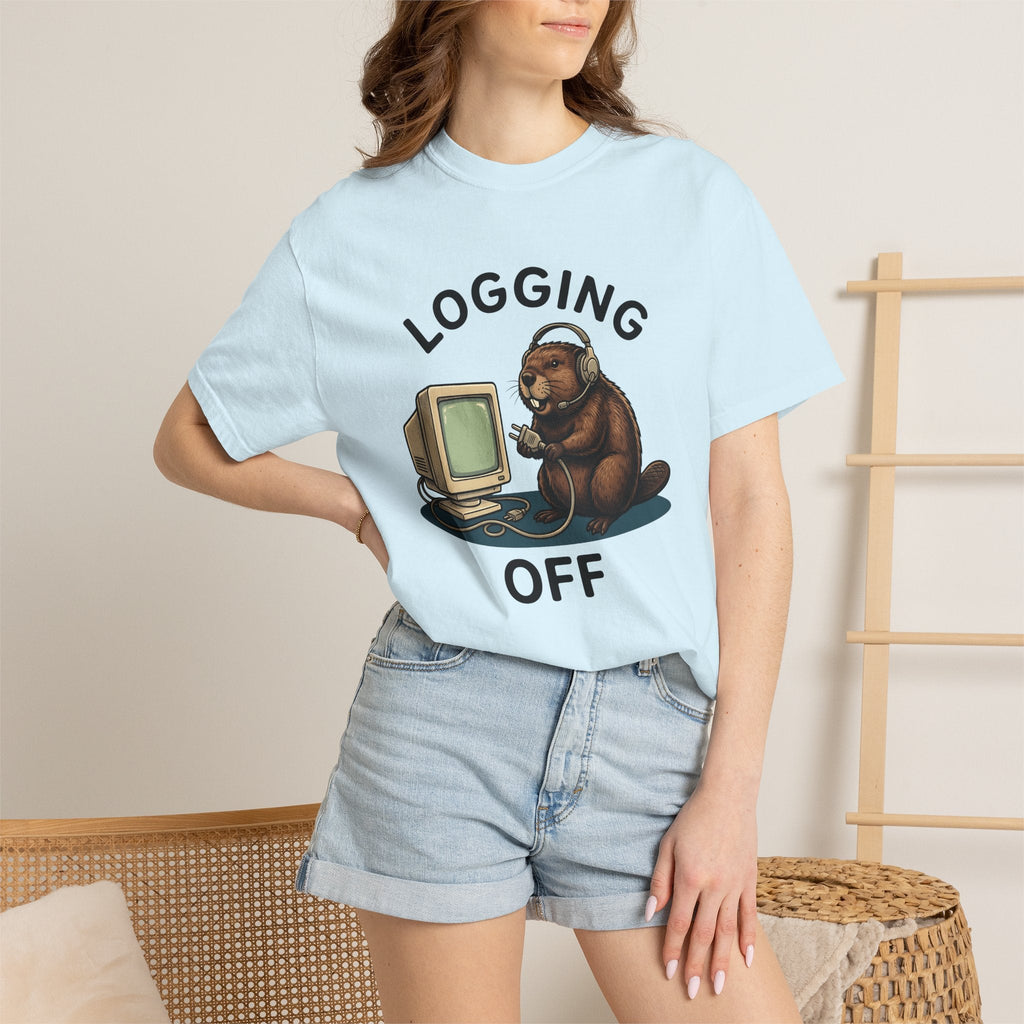 Woodchuck Desk Doodle T-Shirt – Funny Groundhog Critter product image 9