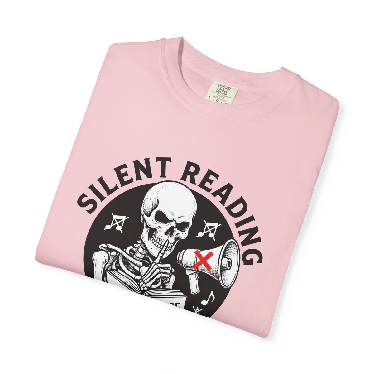 Skull Reading Book Ink T-Shirt – Dark Bookish Teacher product image 11