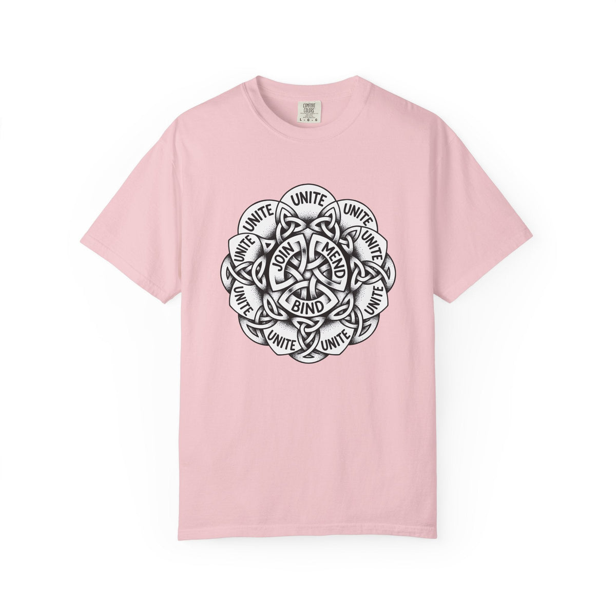Knotwork Design Shirt Boho Chic Wellness Unisex Gift Body product image 3