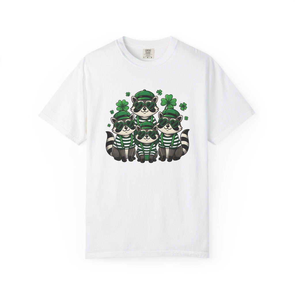 Raccoon Group Shirt St Patrick's Day Animal Unisex Gift product image 1