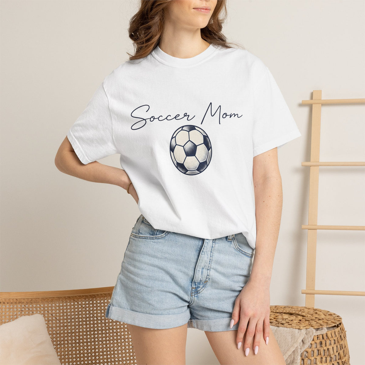Soccer Ball Shirt Sports Relatives Gift for Women Vintage product image 6