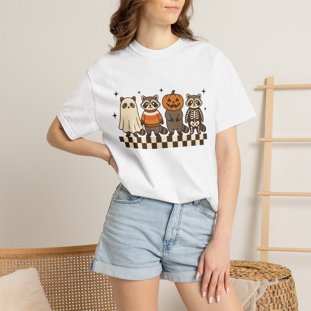 Raccoon Outfits Shirt Halloween Wildlife Unisex Gift Cute product image 7