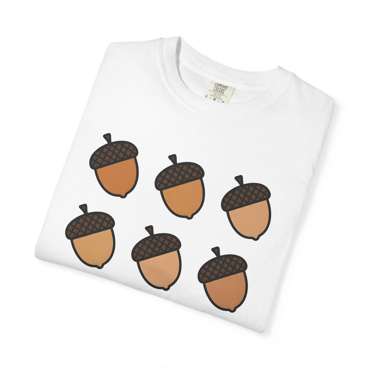 Acorn Print Comic T-Shirt – Cute Fall Autumn Oak Design product image 5