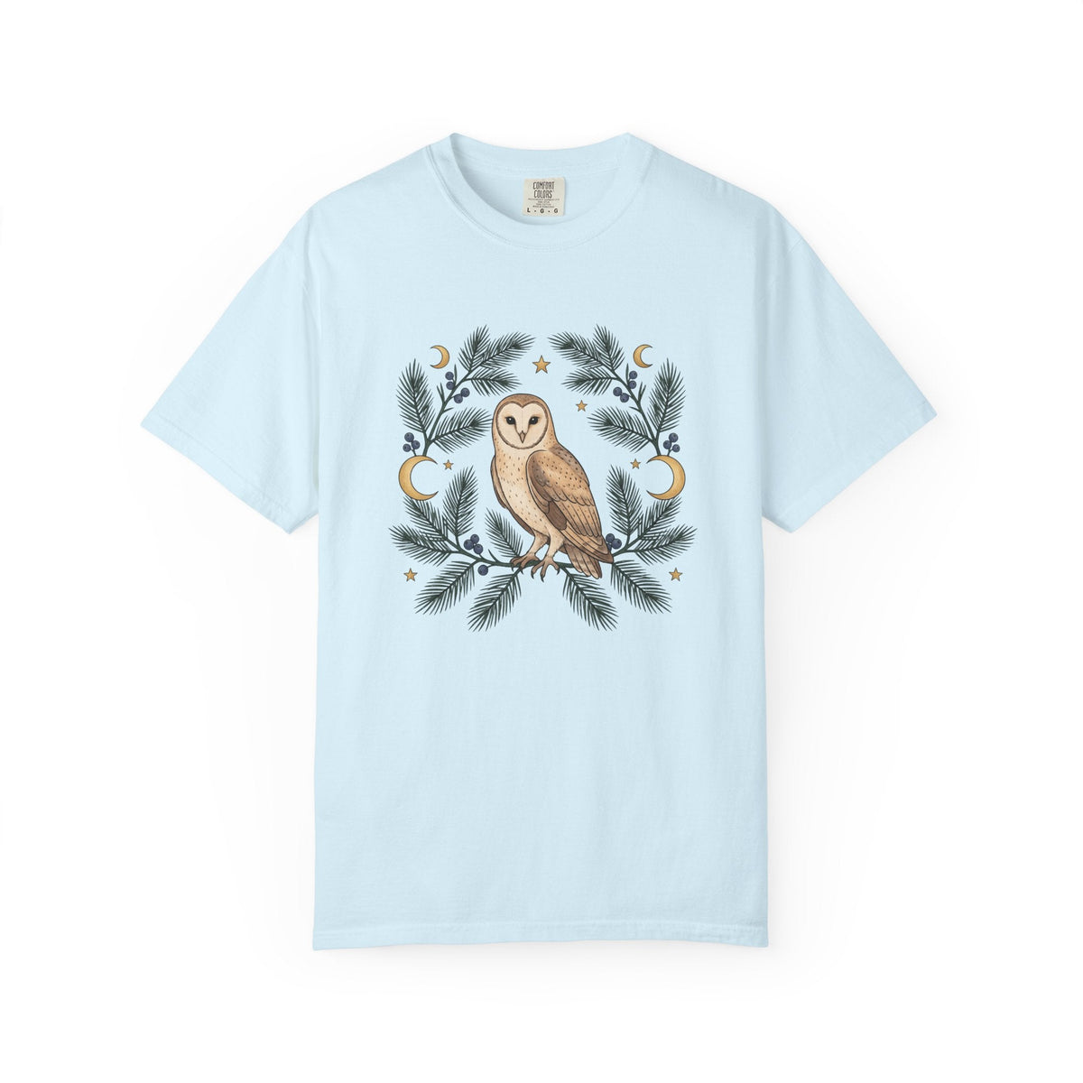 Desert Owl Shirt Animals Plants Gift Women Sketch Tee product image 2