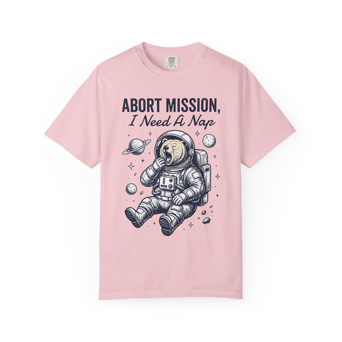 Astronaut Teddy Bear Cartoon T-Shirt – Funny Space Animal product image 3