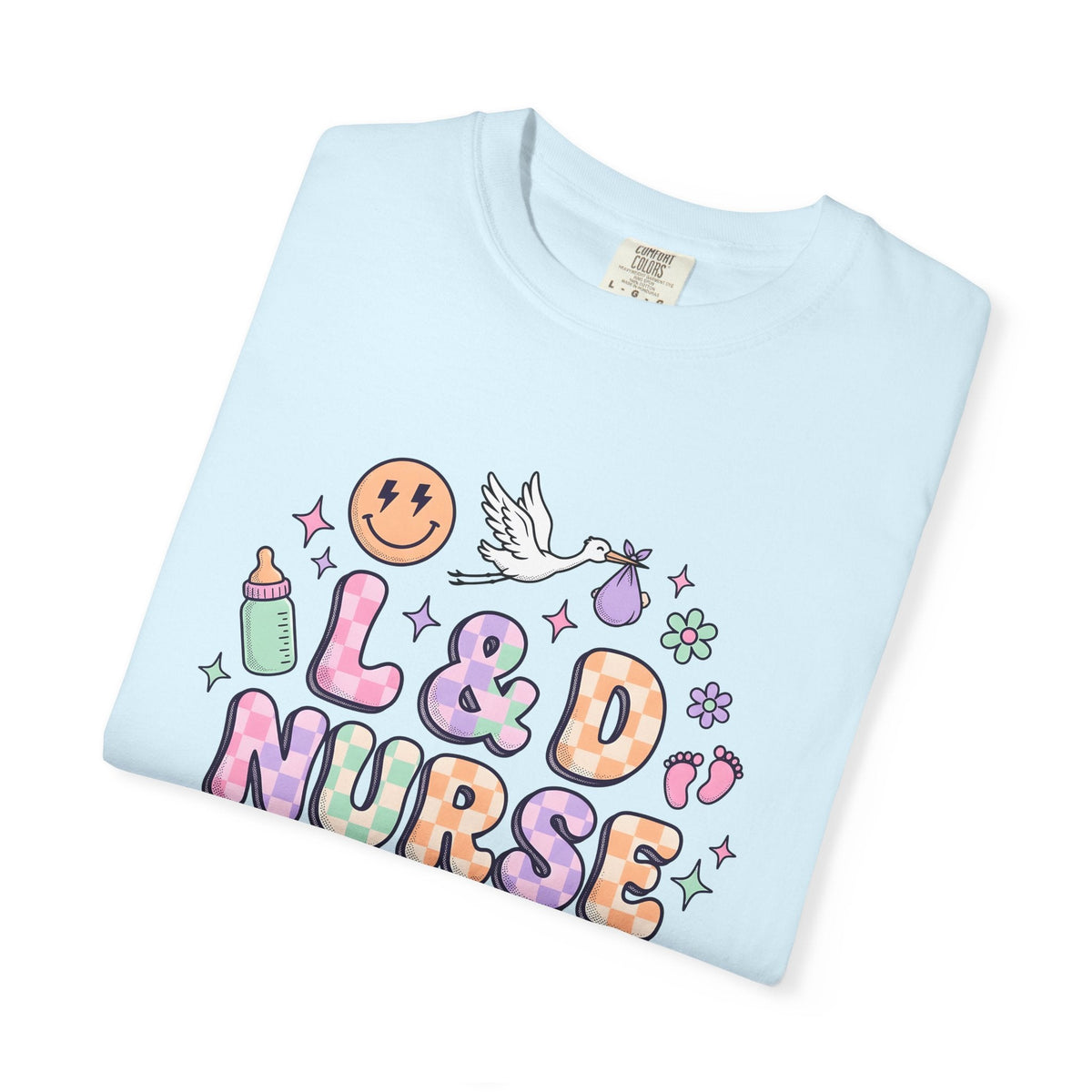 Stork Infant Shirt Nurse Baby Care Unisex Gift Playful Tee product image 8
