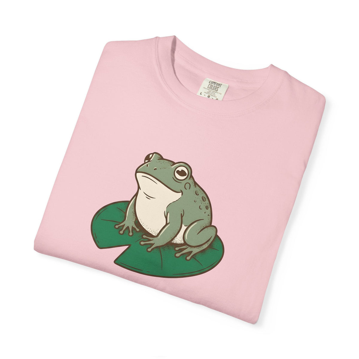 Frog Water Lily Shirt Valentines Wildlife Unisex Gift Comic product image 11
