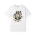 Tiger Head Shirt Animals Wildlife Gift Women Line Art Tee product image 1