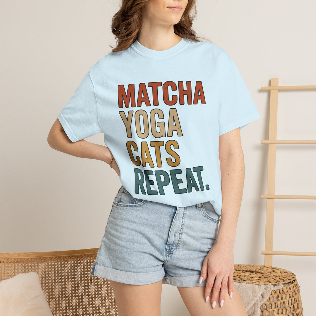 Kitten Yoga Bold Typography T-Shirt – Cat Lover Yogi product image 9