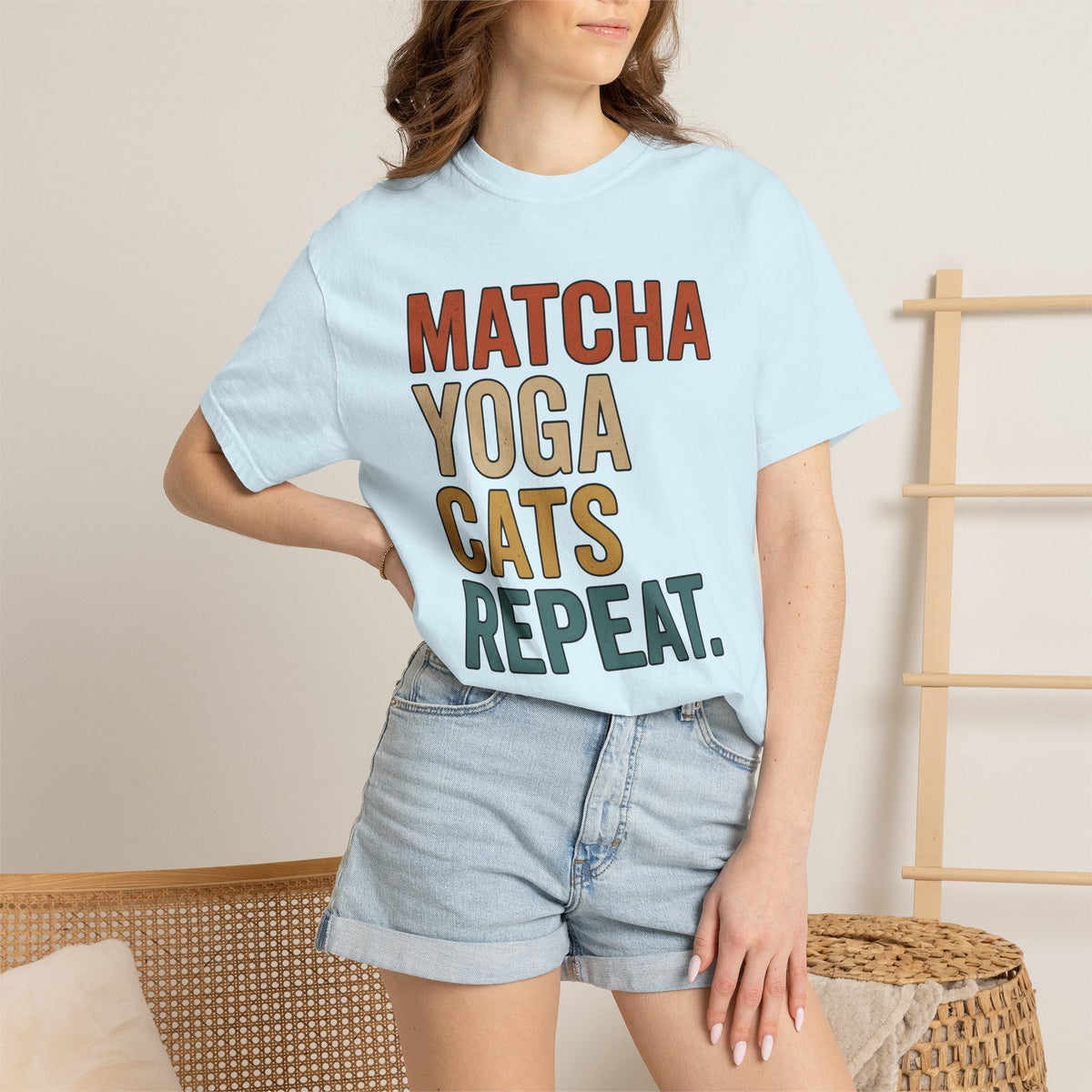Kitten Yoga Bold Typography T-Shirt – Cat Lover Yogi product image 9