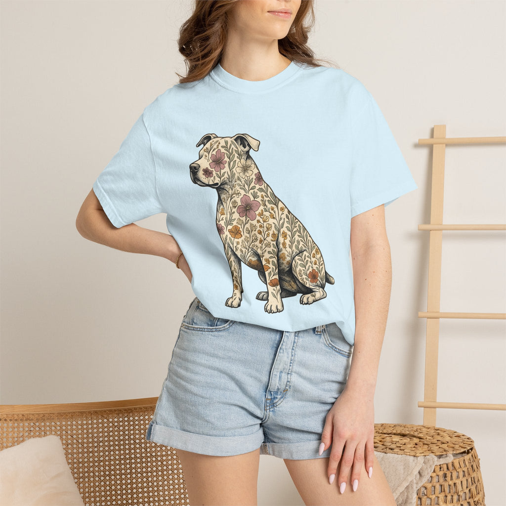 Blossom Dog Shirt Wildlife Gift Women Tribal Tee Puppy product image 9